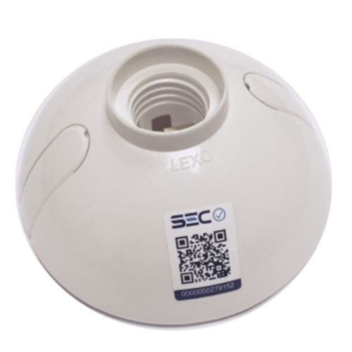 Portalámpara Estandar Termoplástico E27 4A 250V Blanco Lexo