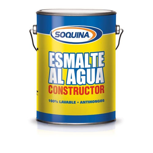 Esmalte al Agua 1 Galón Blanco Mate Soquina