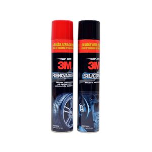 Pack Silicona + Renovador 0900 Car Care 3M