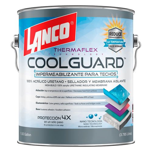 Sellador de Techos Coolguard Blanco 1gl Lanco