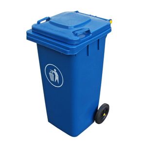 Contenedor Basura 120 LTS Azul