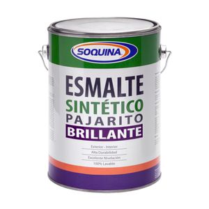 Esmalte Sintético Pajarito 1 Gl Blanco Soquina