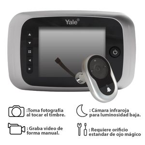 Mirilla Digital Jy7001 C/Timbre Y Video Ne Cj