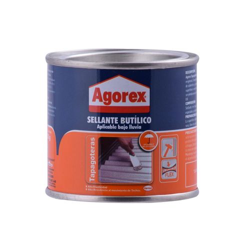 Sellante Tapagoteras 200 gr Techos y Canaletas Gris