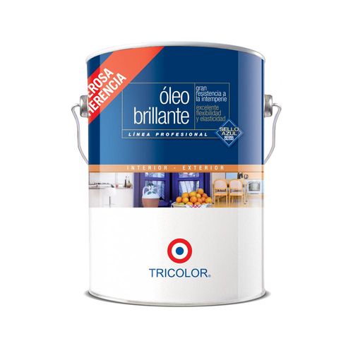 Óleo Profesional Brillante Bermellón 1 Galón Tricolor