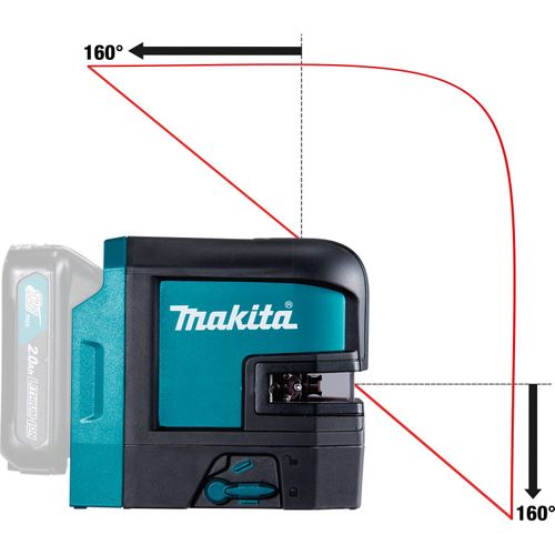Laser de Líneas Cruzadas Inalámbrico 12V SK105DZ Sin Batería Sin Cargador Makita