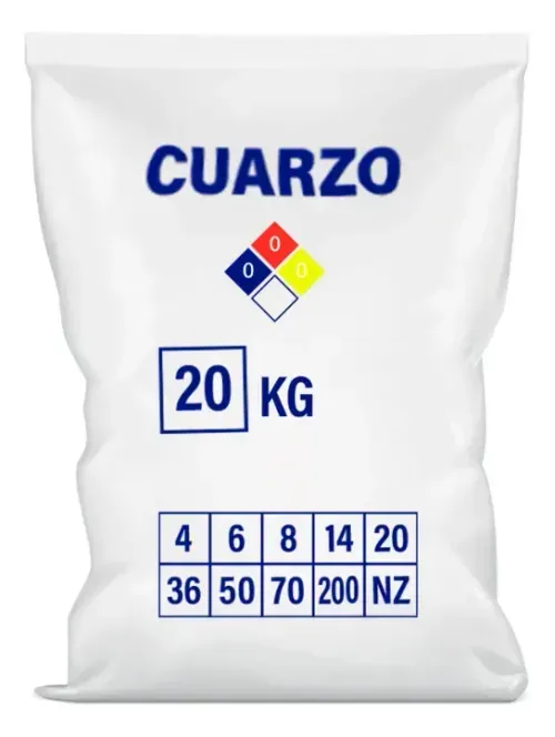 Piscina Arena Cuarzo 20Kg 14/36 Fina 0.38 P.G.I.C