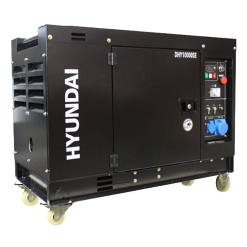 GENERADOR DIESEL 8/8,5 KW/KVA  220V PART. ELECTRICA C/RUEDAS (HYUNDAI) DHY10000SE