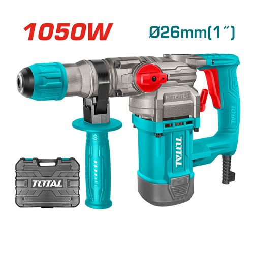 Rotomartillo SDS Plus Total 1050W 3 Modos Perforacion Demolicion -TOTAL