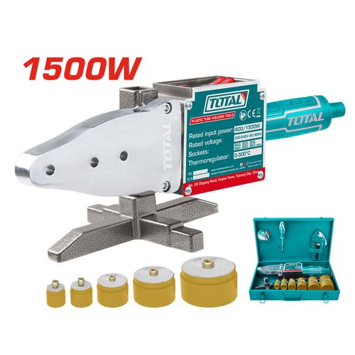 Termofusionadora Electrica Total 800W 1500W Tubos PPR PE PVC -TOTAL