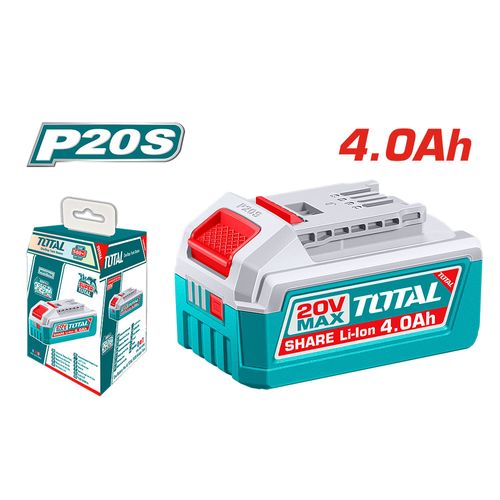 Bateria Ion Litio Total 20V 4Ah PowerShare P20S Larga Duracion -TOTAL