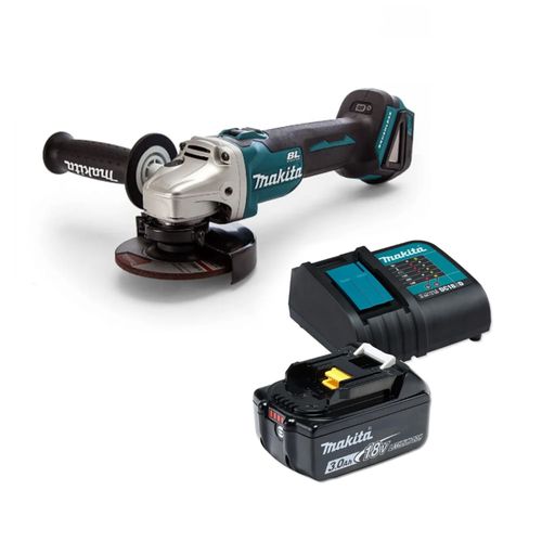 Esmeril angular 18v 115mm + Batería y cargador - Makita DGA458RF