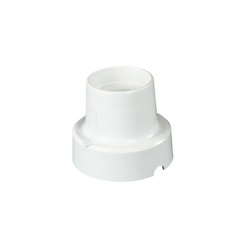 Base Recta E-27 Poliester Blanco MEC