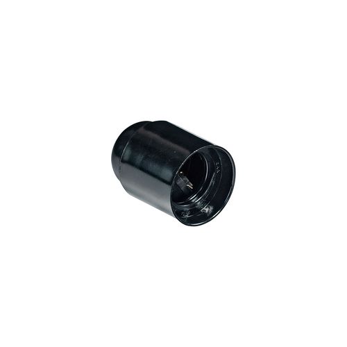 Portalampara E-27 Fenoplastico Negro MEC