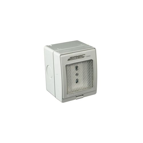 Tomacorriente Sencillo 10/16A Hidrobox Ip55 MEC