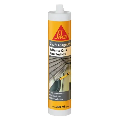 Sellante Tapagoteras Gris 300ml Sika