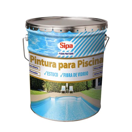 Pintura Para Piscina 4GL Tineta Gris Humo Sipa