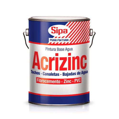 Pintura Acrizinc Base Agua 1GL Verde Musgo Sipa