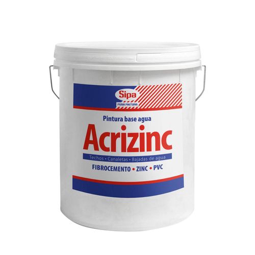 Pintura Acrizinc Base Agua 4GL Verde Musgo Sipa