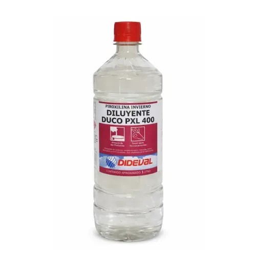 Diluyente Duco 1 Litro PXL 400 Transparente Dideval