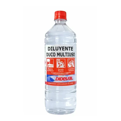 Diluyente Duco 1 Litro Transparente Dideval