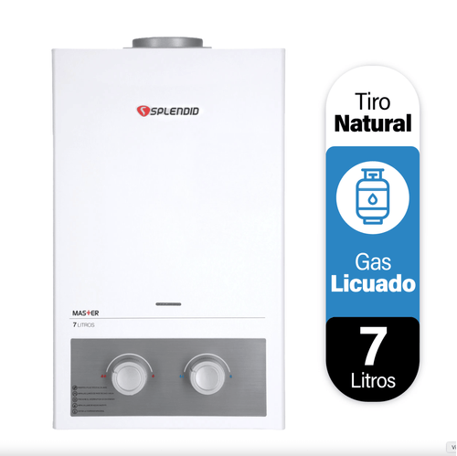 Calefon Tiro Natural Master 7L Gl Splendid