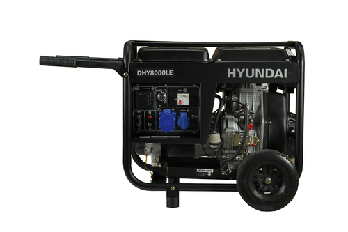 Generador Diesel 6/6,5 Kw/Kva Partida Eléctrica Monofásico Abierto Hyundai