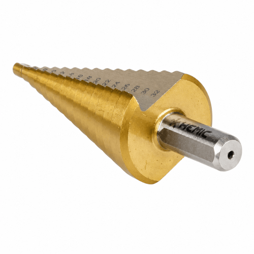 Broca Escalonada HSS 4-32 mm de 15 Pasos Hemic