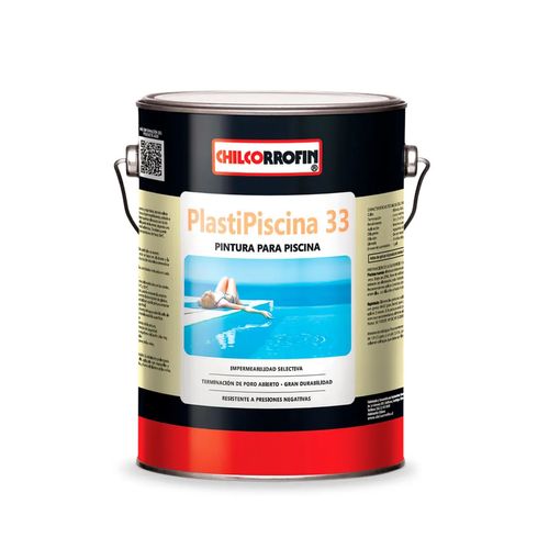 Pintura Plasti Piscina 33 1GL Celeste Chilcorrofin